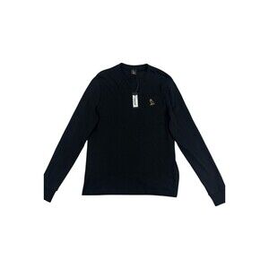 OVO Octobers Very Own Shirt Mens Size M Black Long Sleeve Pullover Owl Logo